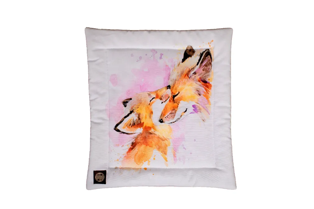 Két róka prémium baba párna