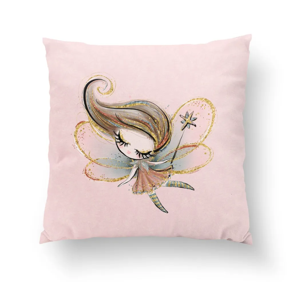Tündér lányka prémium párna