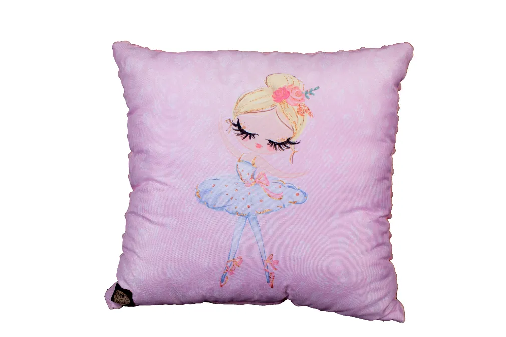 Rózsaszín balerina díszpárna