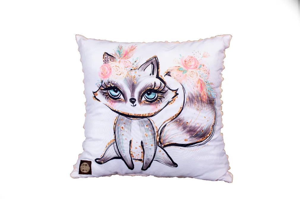 Indana girl- mosómedve díszpárna