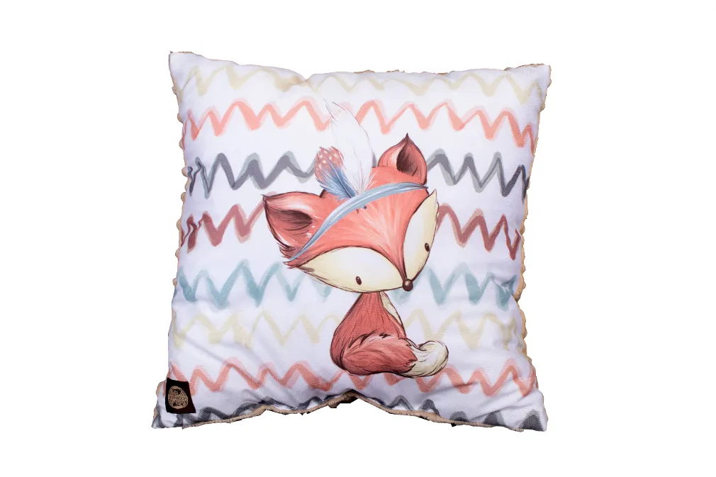 Fehér erdő- róka díszpárna