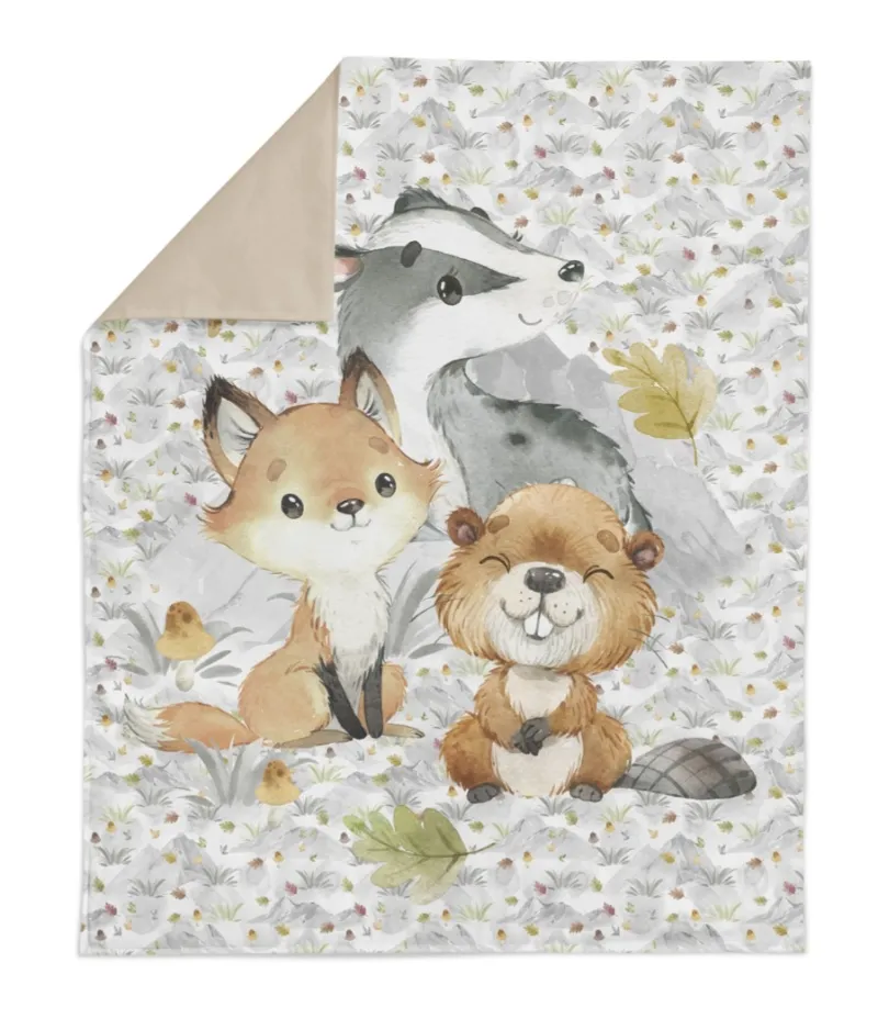 Hegyi ősz prémium takaró