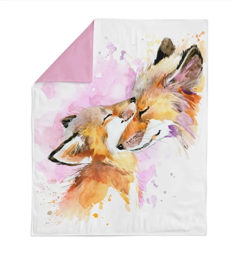 Két róka prémium takaró