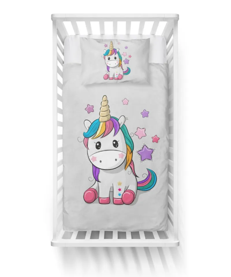 Szivárvány unikornis prémium takaró