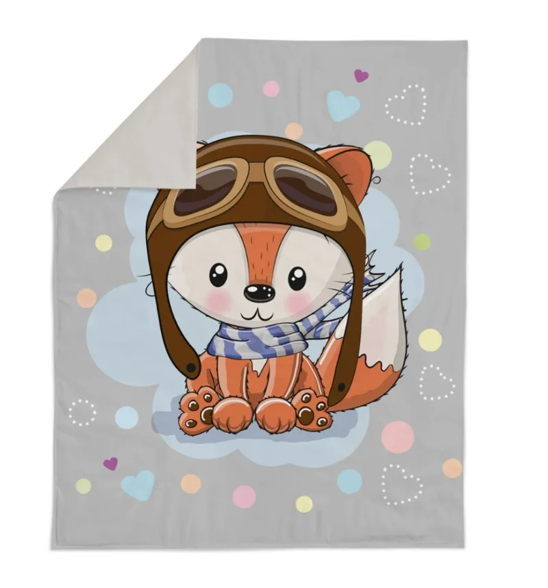 Pilóta róka prémium takaró