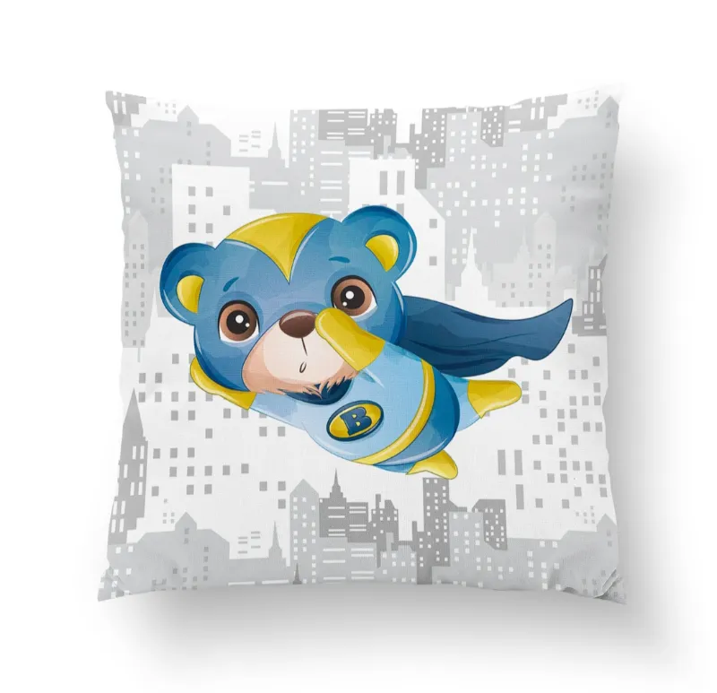 Hős teddy prémium párna