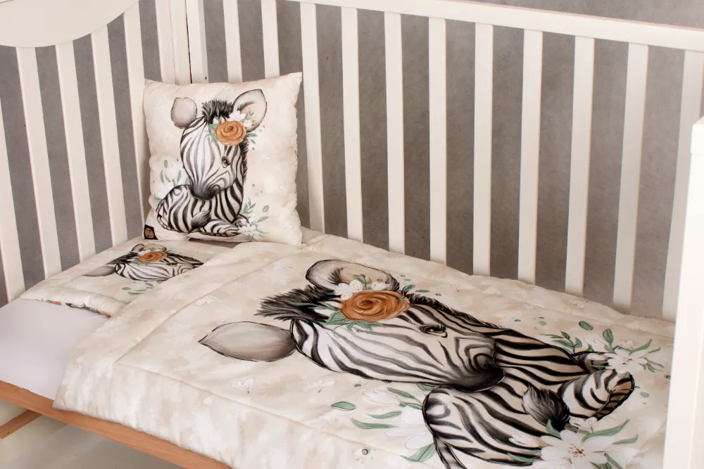 Bébi zebra prémium ágynemű szett