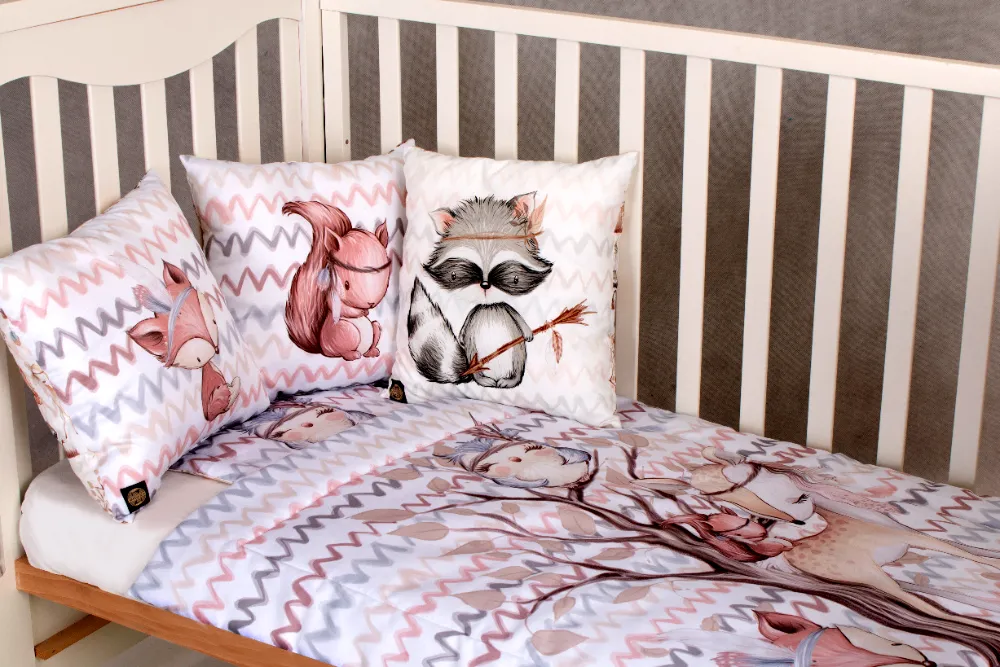 Erdei állatok prémium ágynemű szett