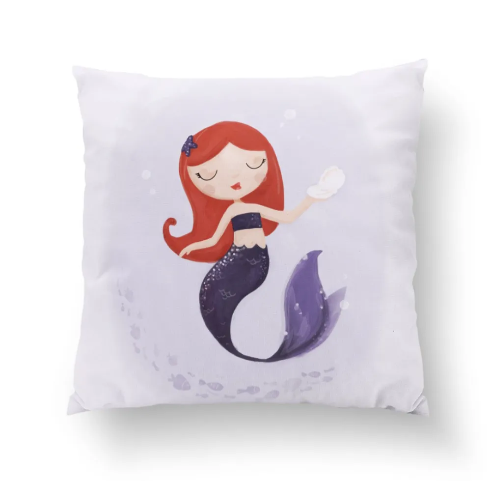 Lila sellő prémium párna