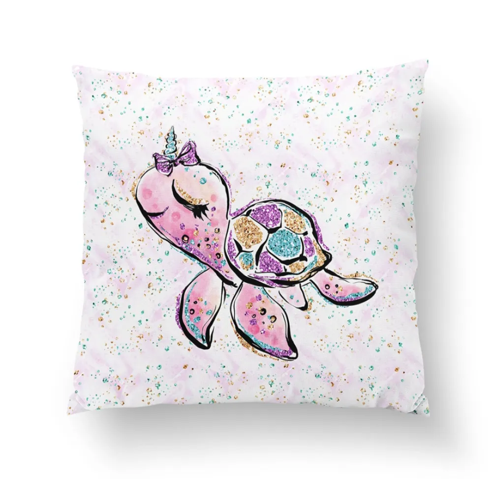 Óceán, teknős prémium párna