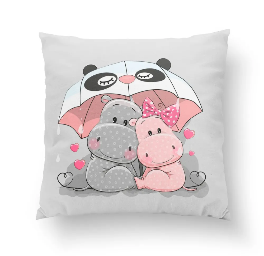 Vizilovak az esernyő alatt prémium párna