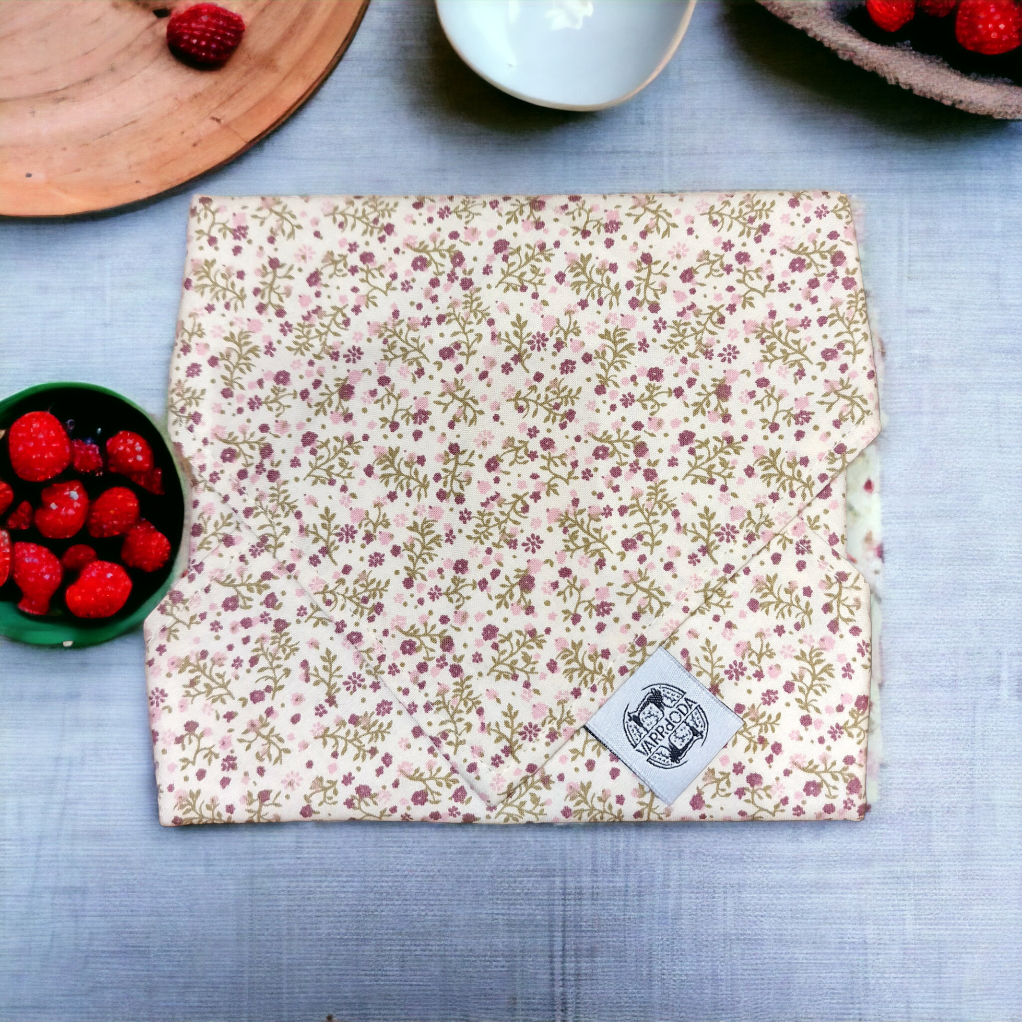 Mályva virágos újraszalvéta