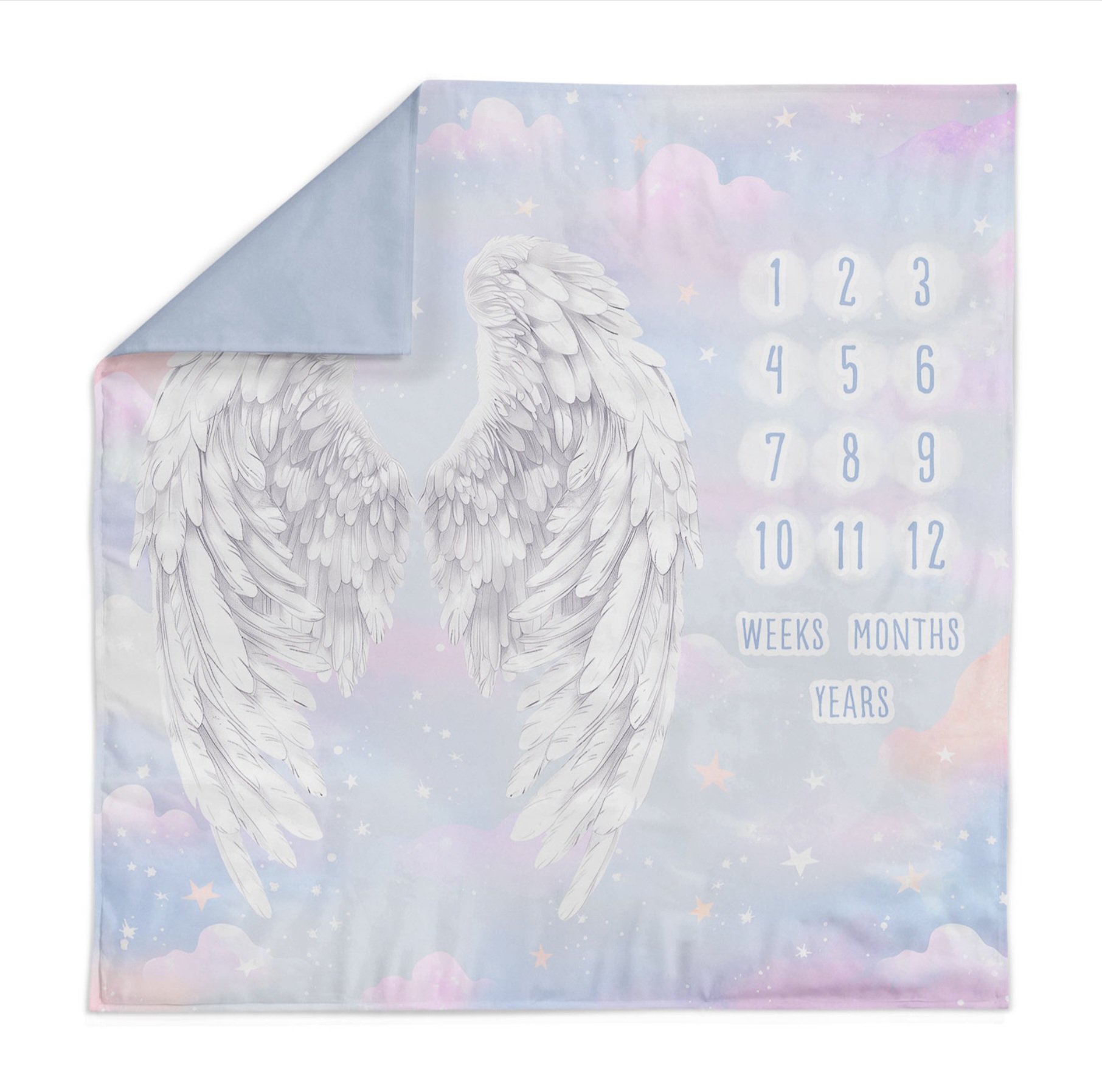 Angyal mérföldkő takaró