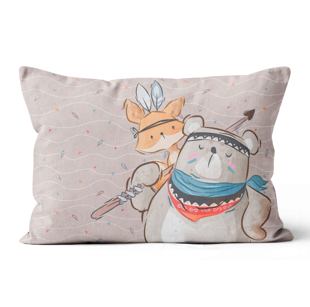 Bohó állatok ovis párna